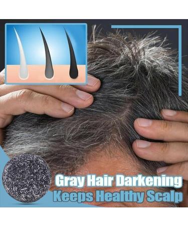 Soap Solid Shampoo Anti White Hair Solid Shampoo Shampoo Soap Natural for Black Sesame Nourishes Hair Restoration of Gray Hair Hair Solid Shampoo Oily Hair (1pc) - Buy Online on GoSupps.com
