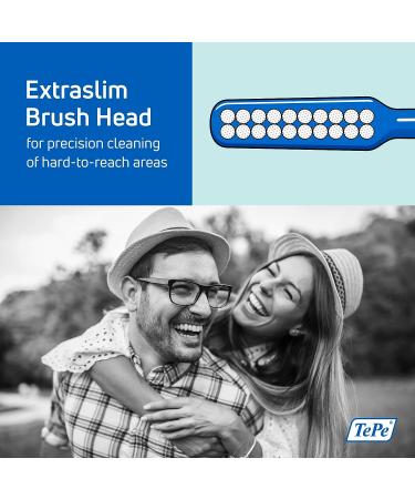 TEPE Implant Orthodontic Soft Toothbrush | Extra Narrow Brush Head | Thin Neck | 1 Pack - Buy Online on GoSupps.com