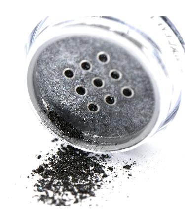 Sparkle Silver Grey Smoldering Galaxy Loose Powder Mineral Glitter Single Eyeshadow Dust Pigment Jar Pot  Talc & Paraben Free  No Animal Testing & Cruelty Free Sparkle Silver Galaxy