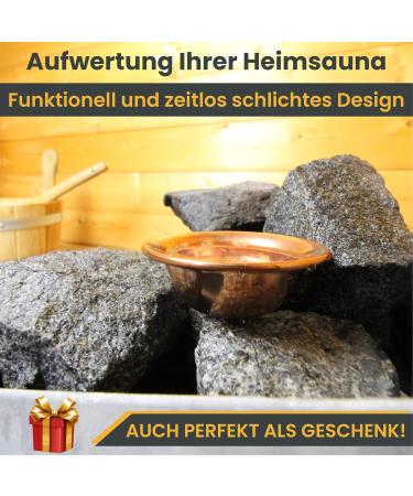 Buy Copper Evaporator Bowl for Sauna Infusion - 5 Sizes for Every Sauna Stove (11.5 cm) - International Shipping Available - Buy Online on GoSupps.com