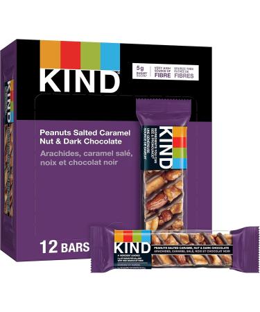 KIND Bars Nuts Sea Salt & Dark Chocolate Gluten Free Low Sugar 40 Grams 12 Count & Bars Peanuts Salted Caramel Nut & Dark Chocolate Gluten Free Low Sugar 40 Grams 12 Count SNACK + SNACK 13 - Buy Online on GoSupps.com