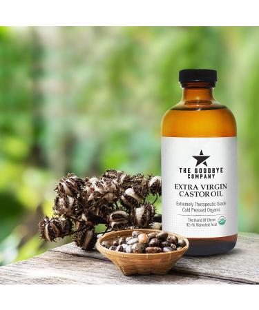 Organic Cold-Pressed Castor Oil 16oz - 100% Pure & Natural for Skin, Hair Growth, Eyelashes - USDA Certified, Hexane & BPA Free - Buy Online on GoSupps.com