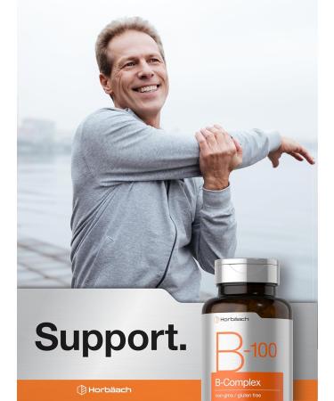 Horb ach B-100 Complex Vitamin | 60 Capsules | Non-GMO and Gluten Free Supplement - Buy Online on GoSupps.com