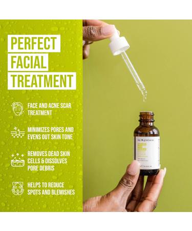 Masque Bar My Ingredients Salicylic Acid Solution - Exfoliating Solution For Face - Healing Acne Spot Treatment For Blemish Prone Skin Korean Skincare - 1Fl oz Salicylic Acid Serum - Buy Online on GoSupps.com