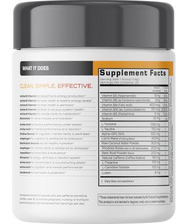 Forgge Focus Energy Drink Powder - Sugar Free Peach Mango with Lion s Mane Alpha-GPC & Nootropics for Enhanced Focus Vitamins & Electrolytes - Buy Online on GoSupps.com
