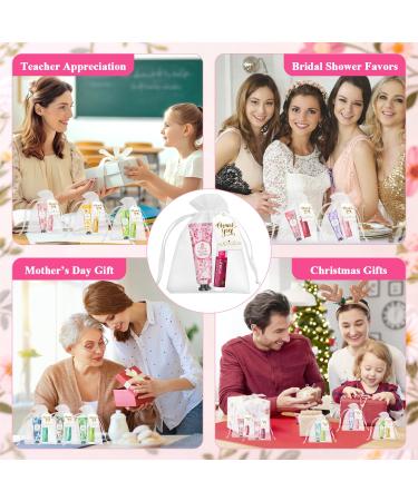 120PCS Bulk Gifts For Women Lip Balm Bulk and Hand Cream Gift Set with Organza Bags Thank You Cards Party Favors For Bridal Wedding Baby Shower Christmas Gift Stocking Stuffers - Buy Online on GoSupps.com