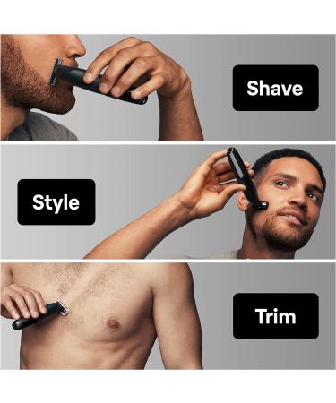 Braun Series XT3 Electric Beard Trimmer & Body Groomer for Men - XT3200 Black Razor | Manscaping Gift - Buy Online on GoSupps.com