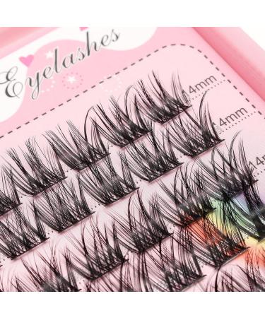Bodermincer Large Capacity D Curl Eyelash Extensions 10-12-16mm Mix - Natural Style Individual Mink Strip Lashes for Home DIY - Buy Online on GoSupps.com