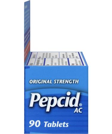 Pepcid AC Tablets 90 Count: Fast-Acting Relief for Heartburn & Acid Indigestion - Buy Online on GoSupps.com