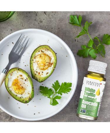 White Truffle Avocado Oil by Sabatino Tartufi- Gourmet, Vegan, Keto, Gluten-Free, Kosher, 3.4oz - Buy Online on GoSupps.com