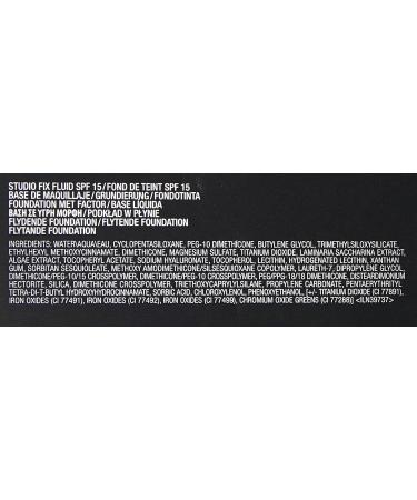 MAC Studio Fix Fluid Foundation SPF15 NC20 - 30 ml - Pack of 1 - Buy Online on GoSupps.com