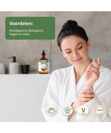 Puturals MCT oil 100 Organic 300ml Coconut oil Rich in C8 and C10 Rich in Vitamins A E K and B Glass Bottle with Pump C8 MCT Oil for skin hair and massage - Buy Online on GoSupps.com