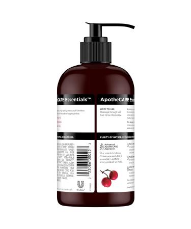 ApotheCARE Essentials Booster Shampoo - Rosehip Oil Geranium & Aloe Vera | 12 oz | International Shipping - Buy Online on GoSupps.com