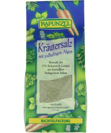  Rapunzel Rapunzel Iodine Herbal Salt with 15% Herbs and Vegetables 1 Pack (1 x 500g) - Organic - Buy Online on GoSupps.com