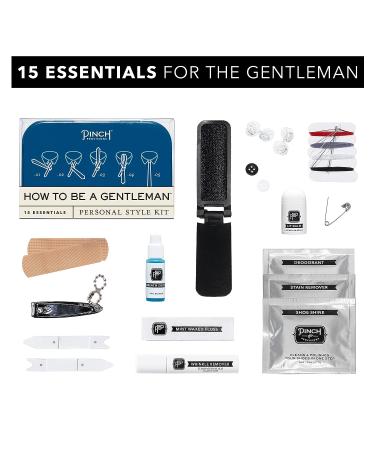 Pinch Provisions How To Be a Gentleman Personal Style Kit - 15 Essentials for Men | Groomsmen Gift Set - Buy Online on GoSupps.com