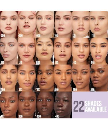  Maybelline Maybelline New York - Long-Lasting Liquid Foundation - Ultra-Resistant - Luminous Matte Finish - Enriched with Amino Acids - All Skin Types - Superstay 30H Lumi-Matte - Shade: 118 - 35ml - Buy Online on GoSupps.com