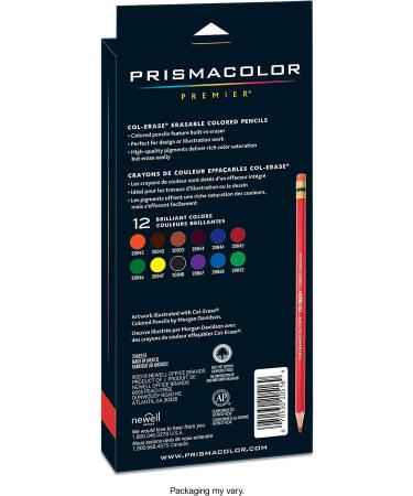Prismacolor Col-Erase Erasable Colored Pencils 12 Pack - 12-Count Assorted Colors - Buy Online on GoSupps.com
