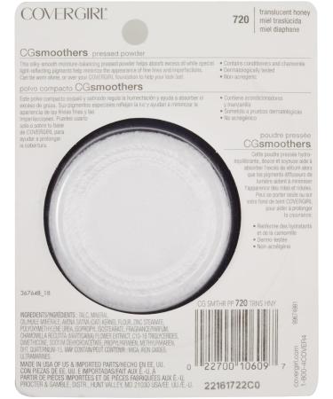 CoverGirl Smoothers Pressed Powder Foundation Translucent Honey(N)720 - Pack of 2, 0.32 oz Packages - Buy Online on GoSupps.com
