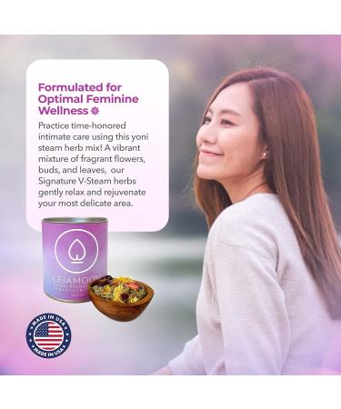Leiamoon Signature Blend Yoni Steam Herbs for Cleansing and Toning - 1.5 oz (Pack of 1) - Buy Online on GoSupps.com
