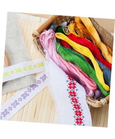 Exceart 124 Pieces Cotton Cross Stitch Thread - Colorful DIY Craft & Bracelet Making Yarn - Buy Online on GoSupps.com