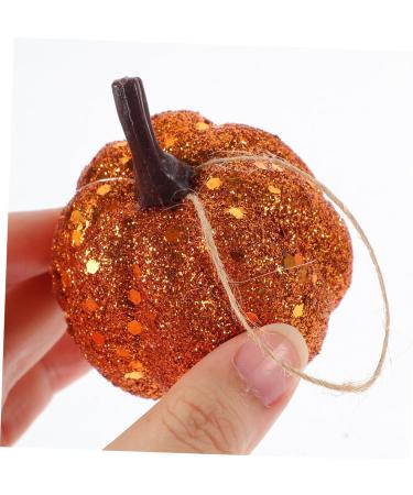 WOFASHPURET 10pcs Foam Pumpkin Fall Pumpkin Decor Thanksgiving House Decoration Lifelike Pumpkin Pumkin Decorating Glitter Pumpkins Faux Pumpkin Craft Mini Ornament Little Pumpkin Fake Pumpkin Orange 5.5CM - Buy Online on GoSupps.com