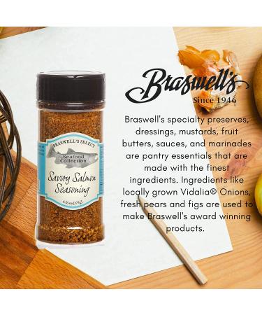 Braswells Savory Salmon Seasoning 6.25 oz - Premium Blend for Delicious Flavor - Buy Online on GoSupps.com