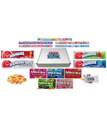 American Sweets Gift Box Bundle - Mike & Ike 5x22g Airheads 4x15.6g Laffy Taffy 5x23g Boxed Treatz
