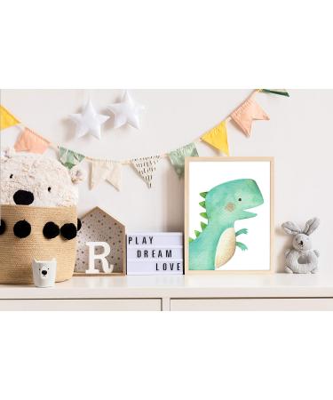 Panda Whale Dino Pictures - Cute Baby Dinosaur 5-Piece Poster Set for Boys' Rooms | Children's Wall Decor DIN A4 - Buy Online on GoSupps.com