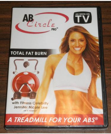 AB Circle Pro Total Fat Burn with Fitness Celebrity Jennifer Nicole Lee DVD