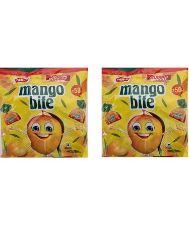 One Stop Dealers Family Mango Bite 190gram - Delectable Mango-Flavored Toffees for a Sweet & Tangy Tropical Delight - Perfect Candy Treat for All Ages (Pack of 2)