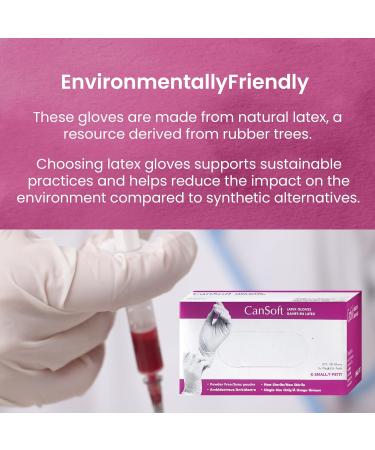 Extra Small LAtex Glove Powder Free 100 Pcs/Box - Buy Online on GoSupps.com