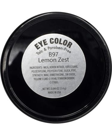 Pure Ziva Lemon Zest Yellow Gold Shimmer Eyeshadow - Vegan, Talc & Paraben-Free - Buy Online on GoSupps.com