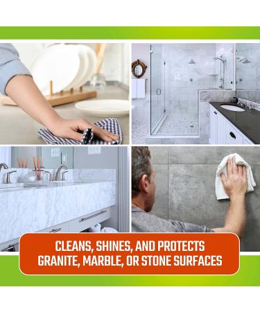 Stone Cleaner 12oz Aerosol Spray Can - Marble, Granite & More - Clear & Clean - Buy Online on GoSupps.com