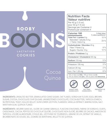 Booby Boons Selection Pack (4 Packs of Lactation Cookies!!) - Buy Online on GoSupps.com
