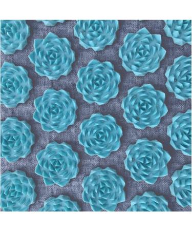 Dunlap Coconut Fiber Acupressure Mat & Pillow Set - Blue Massage Cushion for Back & Foot Relaxation Stress Relief & Acupuncture - 3 Sets - Buy Online on GoSupps.com