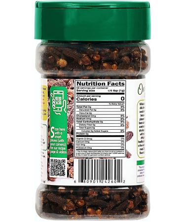 Rani Organic Cloves Whole 2oz PET Jar | All Natural & Vegan | Indian Origin | USDA Certified Organic | Ideal for Food, Tea, Pomander Balls & Potpourri - Buy Online on GoSupps.com