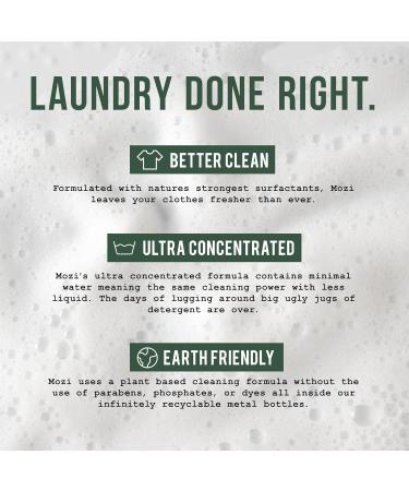 Eco-Friendly Laundry Detergent Liquid - Alpine Woods 32 oz 50+ Loads Plant-Based Cruelty-Free Phosphate & Paraben Free - Buy Online on GoSupps.com