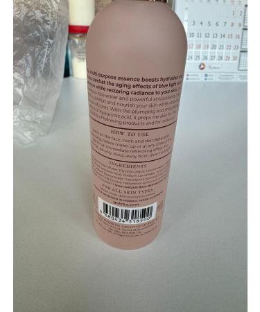 ROSE POWER ESSENCE - 100% Natural Hydration Booster with Rosa Damask & Hyaluronic Acid - Chemical-Free - 100 ml / 3.38 fl oz - Buy Online on GoSupps.com
