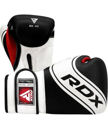 RDX Kids Boxing Gloves | 6oz & 4oz Junior Training Mitts | Maya Hide Leather | Ventilated Palm | for Muay Thai, MMA, Kickboxing | Punching Bag & Focus Pads | Black - Buy Online on GoSupps.com