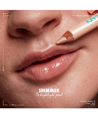 NYX Wonder Pencil Light 01 - Multi-Use Highlighter & Concealer Stick - Buy Online on GoSupps.com