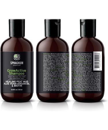 Natural Argan Oil Hair Growth Shampoo & Conditioner with Peat Mud - Prevents Hair Loss, Repairs Thin & Damaged Hair - SLS & Paraben Free - Buy Online on GoSupps.com