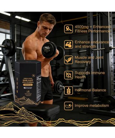 Organic Pure Himalayan Shilajit Gummies with Ashwagandha and Sea Moss Gold Shilajit for Men & Women Supplement 105+ Natural Trace Minerals 70-Gummy (11-Ingredient Recipe) 70 Count (Pack of 1) - Buy Online on GoSupps.com