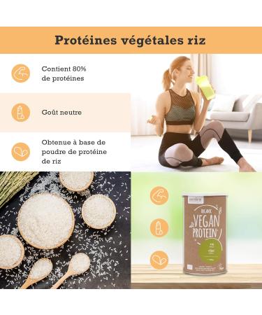  Purasana Purasana - Single Protein powder 400g - Vegan protein powder - Vegetable protein rice - Organic farming - Buy Online on GoSupps.com