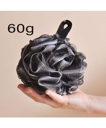 YUEMING 5PCS Loofah Shower Puff Ultra Soft Mesh Bath Sponges for Adults Exfoliating Bath Scrunchie Multi Pack Bathroom Puff Clean Skin Loofah Sponge for Bathing Black 5pcs- Balck - Buy Online on GoSupps.com
