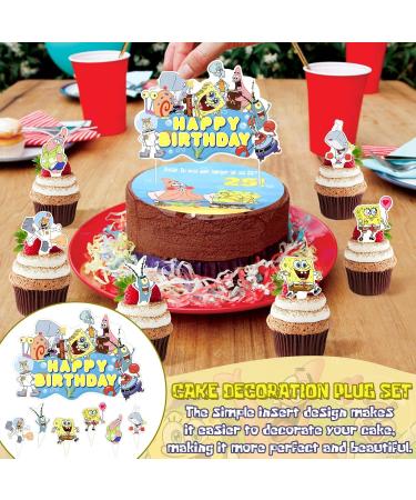 14 Piece Edible Cake Toppers for 25th Birthday | Colorful Cake Decorations & 25th Party Decor - Buy Online on GoSupps.com