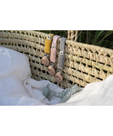 BIBS Organic Cotton Pacifier Clip String - Danish Design, One Size, Cornflower/ Mint - Buy Online on GoSupps.com
