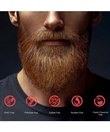 Premium Natural Beard Oil for Men | Vegan Moisturizer & Conditioner | Handcrafted Beard Care Products Made in USA - Buy Online on GoSupps.com