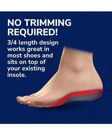Dr. Scholl s Custom Fit Orthotics 3/4 Length Inserts | 5-in-1 All-Day Pain Relief for Feet Back Knees | Arch Support Insoles - FSA/HSA Eligible - Buy Online on GoSupps.com