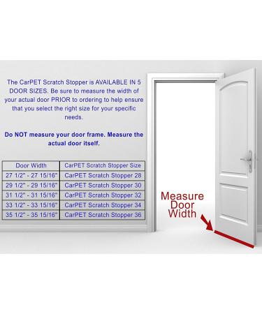 KittySmart Carpet Scratch Stopper for Doorways - CSS 30 - 29 1/2 - 29 15/16 Width - Buy Online on GoSupps.com
