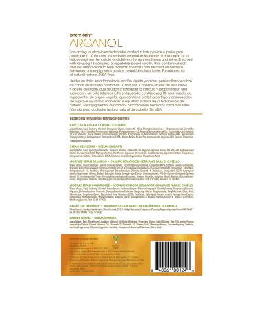 One 'n Only Argan Oil Fast 10 Permanent Hair Color Kit 4N Medium Brown - Gray Coverage in 10 Mins - Advanced Micro-Pigments - 1 Count - Buy Online on GoSupps.com